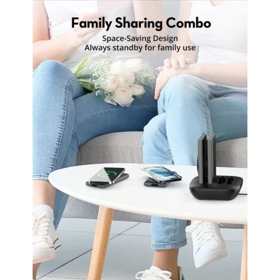 Ravpower Home Charging Combo Black Global Version 10000Mah Power Bank*4 - Black